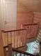 Лестница дуб/сосна с точеными балясинами