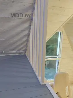 Ограждение на мансардном этаже Пантелейки/Захарни Ограждение на мансардном этаже Пантелейки/Захарни