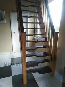 Лестница деревянная "Гусиный шаг", СТ Пчелка