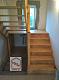 Лестница из сосны с точеными балясинами в Классическом стиле